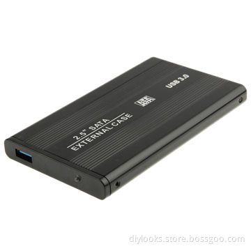 High Speed 2.5-inch HDD SATA and IDE External Case, Supports USB 3.0, Black